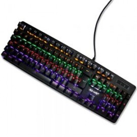 Teclado Gaming Mecánico Metal Rgb Luz Alambrico Español