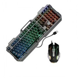 TECLADO Y MOUSE GAMER CON SOPORTE PARA CELULAR ST07