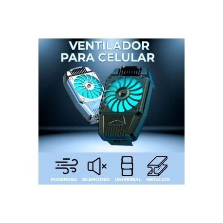 Ventilador de Refrigeración Recargable para Teléfono Móvil CLR.H15