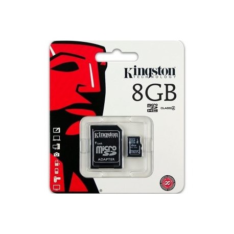 Tarjeta de Memoria Kingston Mirco SD 8GB Class 4